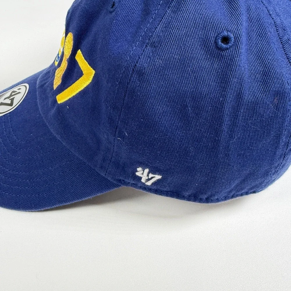 Golden State Warriors 2017 NBA Champions Hat 47 Brand Clean Up Strapback New